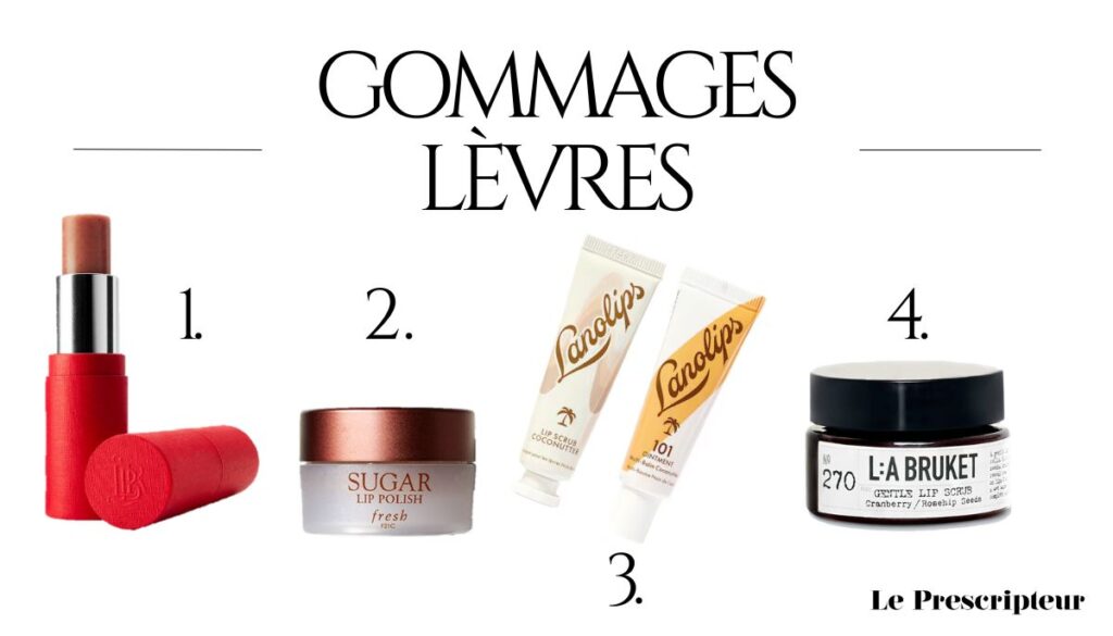 gommages lèvres meilleur gommage lèvre yuka le prescripteur marie masuyer