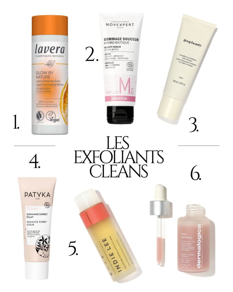 exfoliants viage doux ingrédients clean le prescripteur lavera noverpert goop beauty patyka dermalogica indie lee marie masuyer