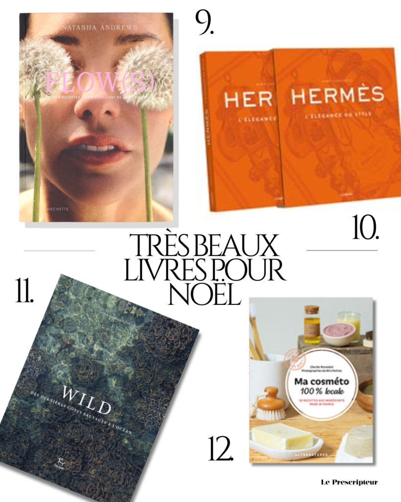 Les 12 très beaux livres qu’on aimerait bien voir aux pieds du sapin mari masuyer le prescripteur flow natasha andrews hermès wild