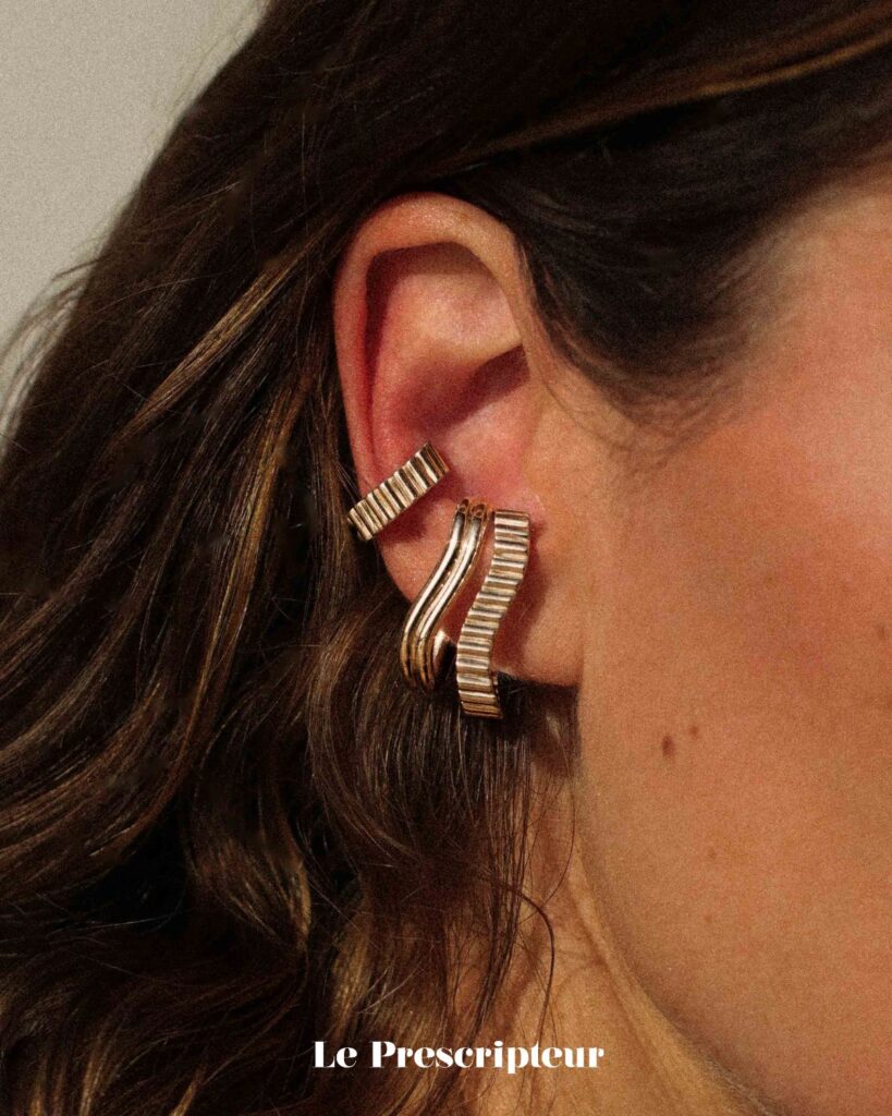 On me demande toujours d'où viennent mes earcuffs mayrena le prescripteur interview alexandra david normandie collection memphis