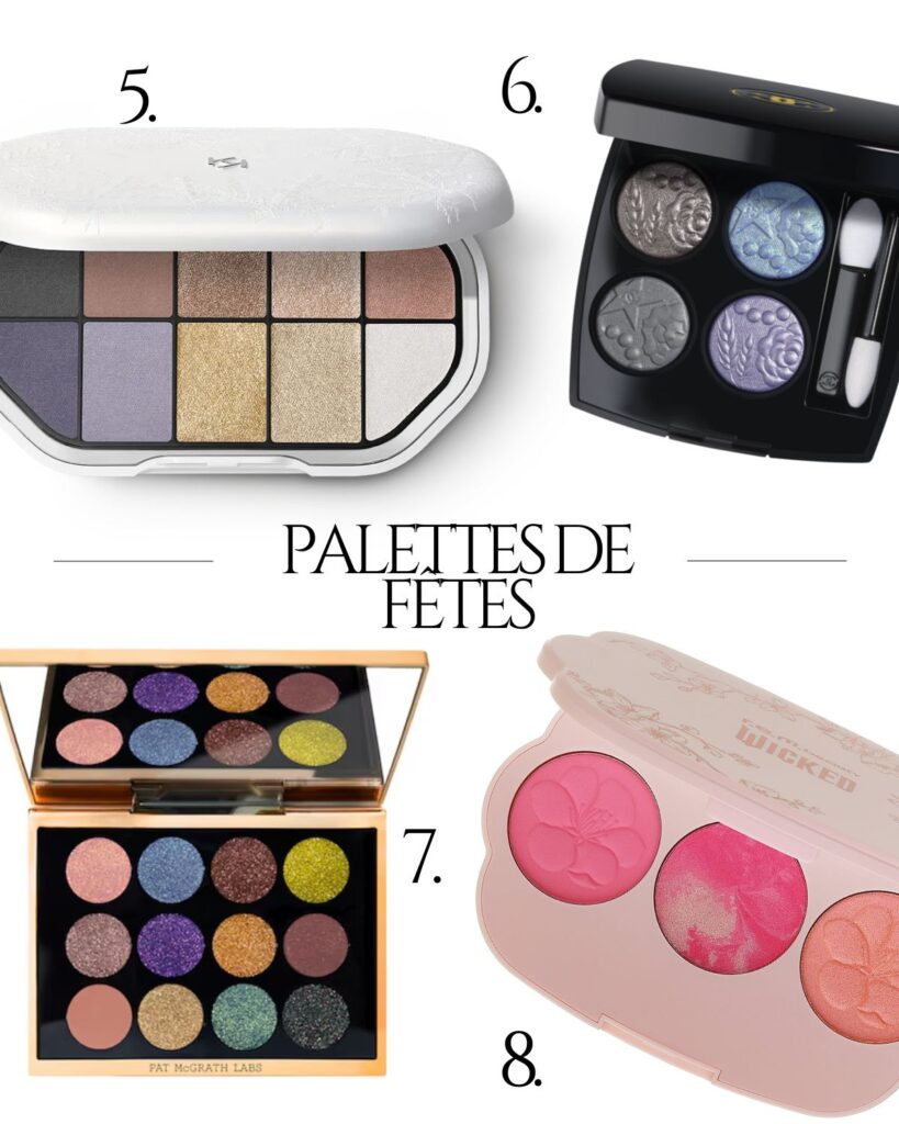 Quelle palette yeux choisir pour Noël Nos 12 chouchous du moment kiko chanel pat mac grath wicked reem beauty le prescripteur marie masuyer