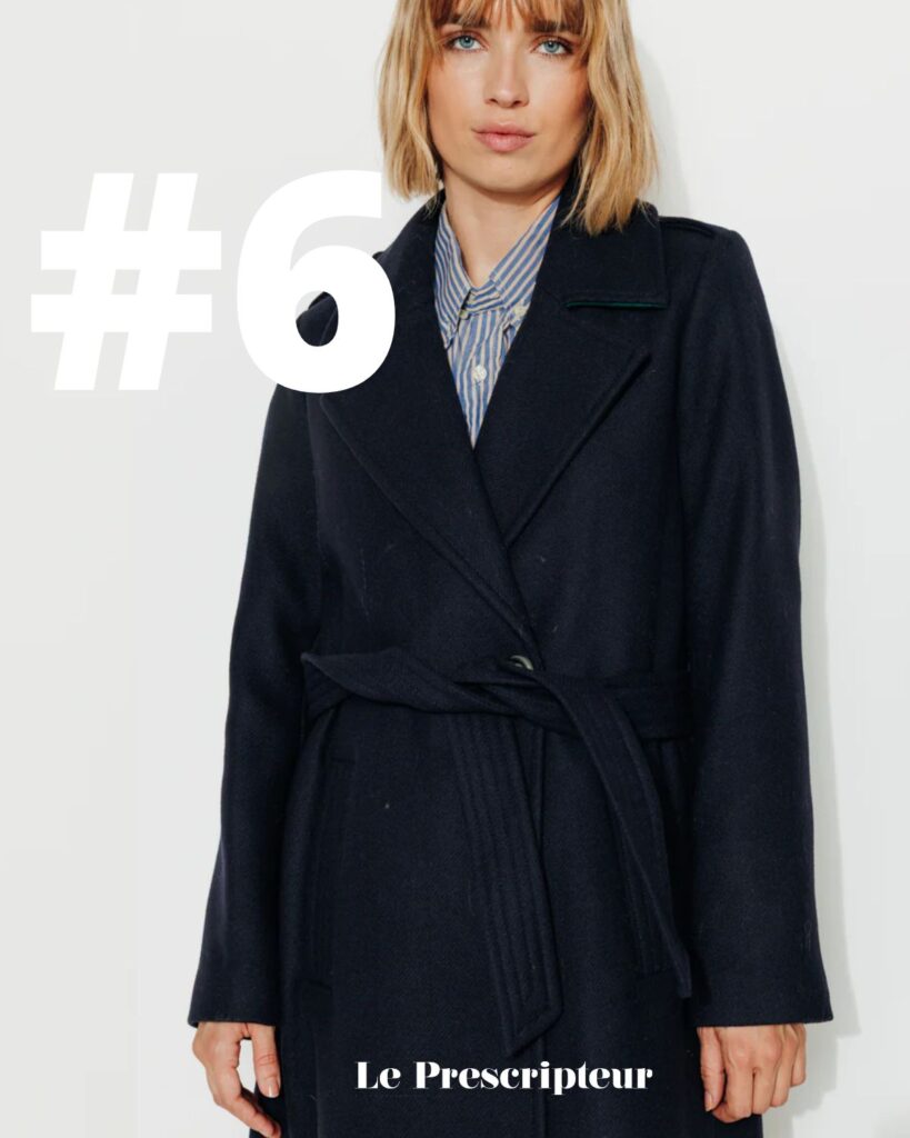 meilleur manteau chaud pour l'hiver trench and coat le prescripteur marine lener manteau long précieux ceinturé en laine vierge bleu marine